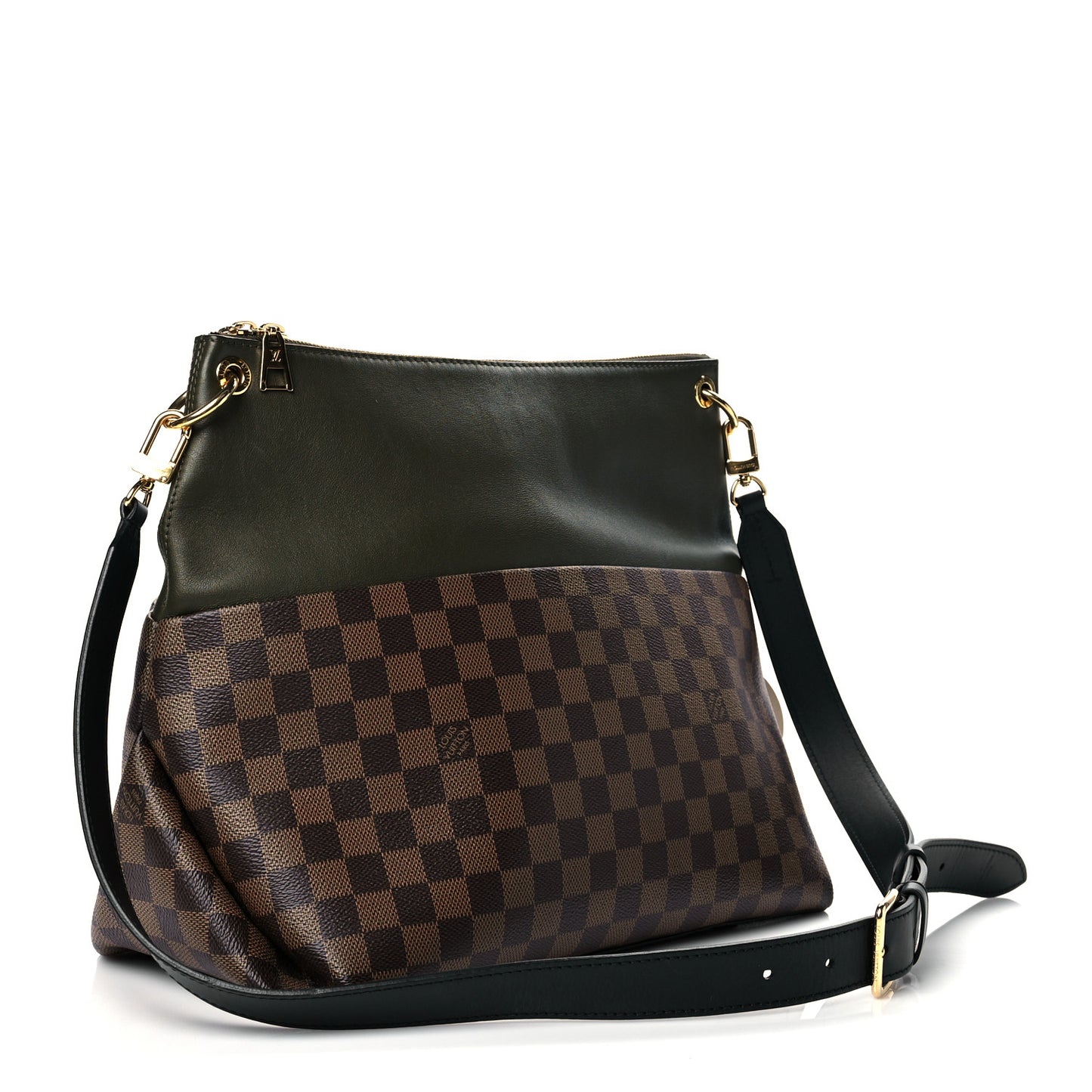 Damier Ebene Calfskin Maida Khaki