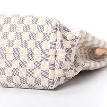 Louis Vuitton Damier Azur Graceful MM Rose Ballerine 11 of 14