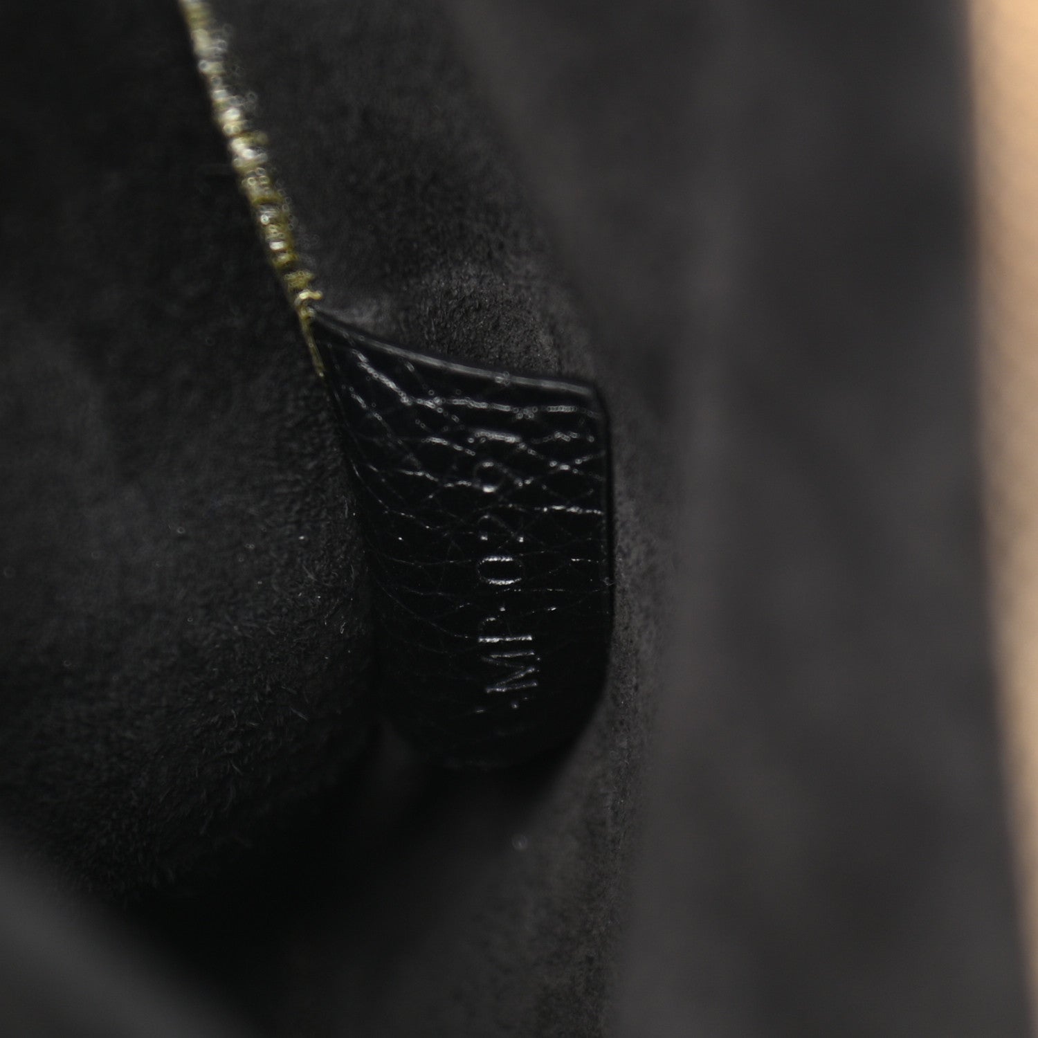 Celine Grained Calfskin Medium Cabas De France Black 6 of 10