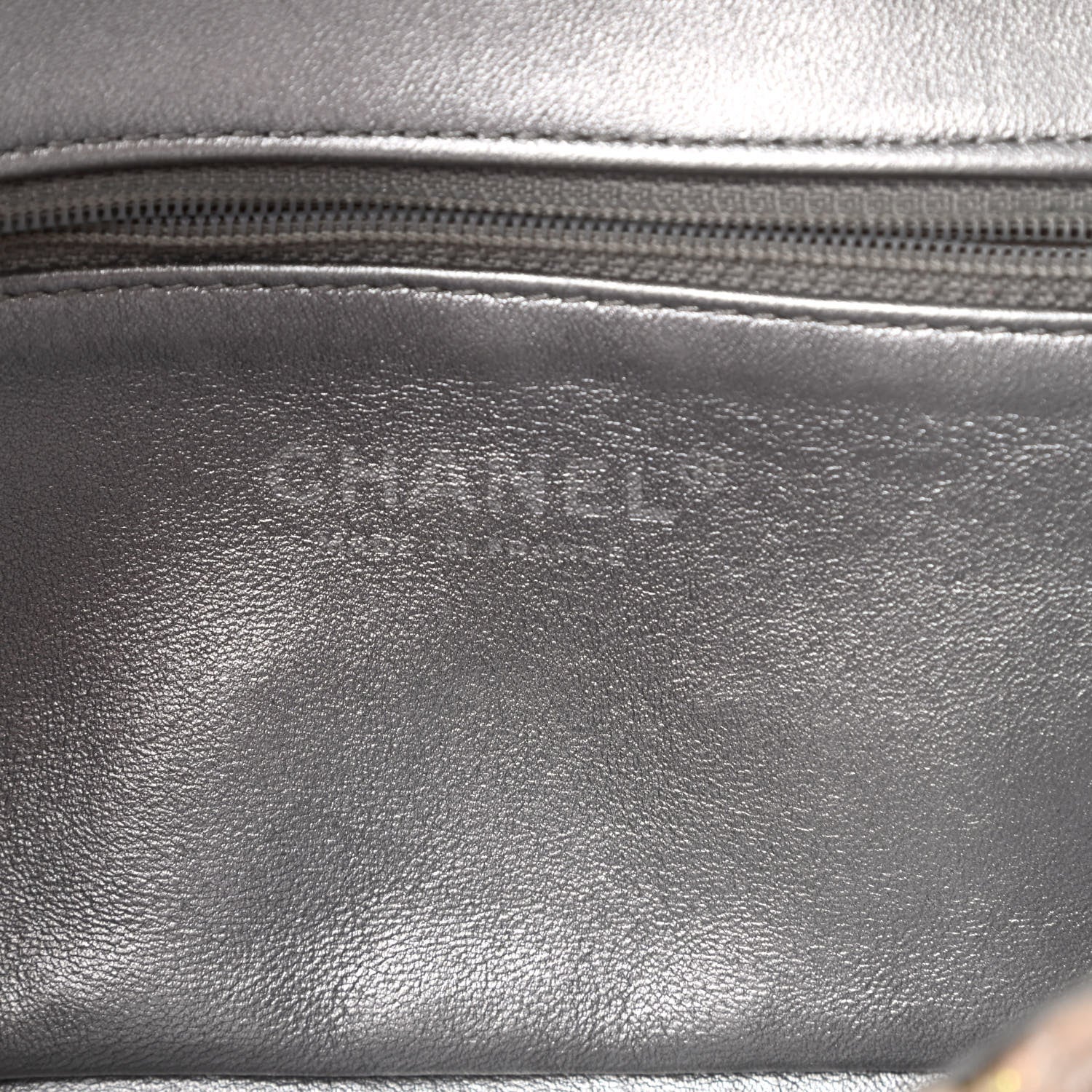 Chanel Tweed Quilted Single Flap Beige 7 of 12