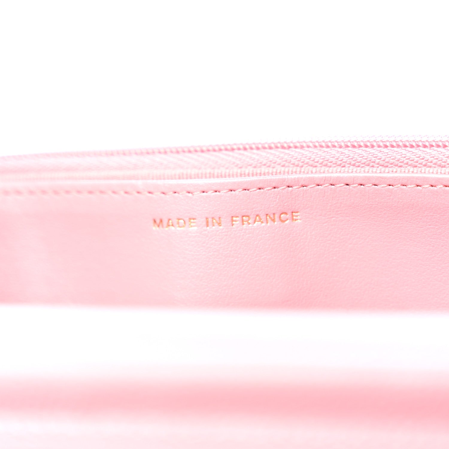 Chanel Caviar Quilted Wallet on Chain WOC Pink 7 of 12