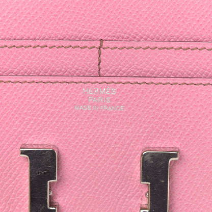 Hermes Epsom Constance Short Wallet 5P Pink 6 of 8