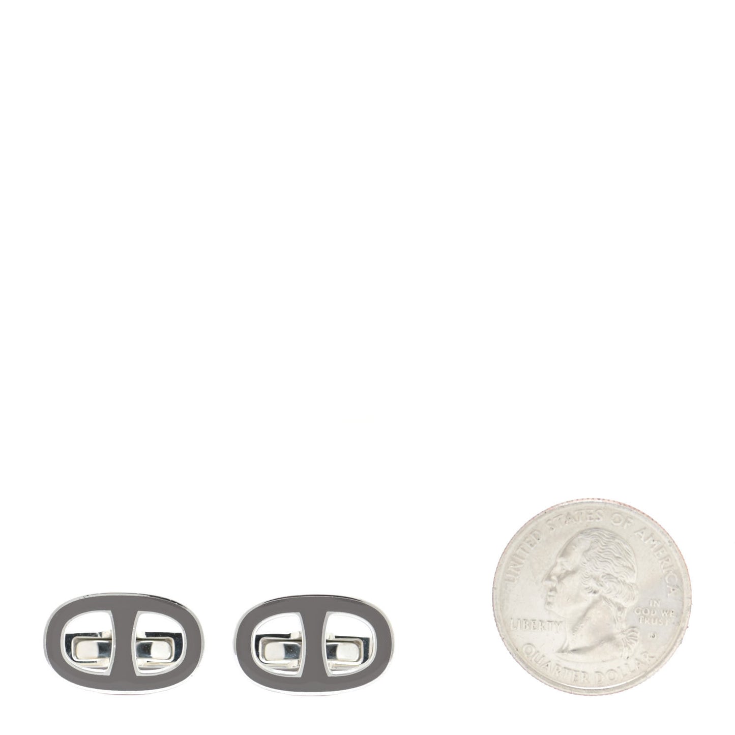 Lacquer Palladium Marine Cufflinks