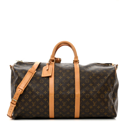 Louis Vuitton Monogram Keepall Bandouliere 55 1 of 19
