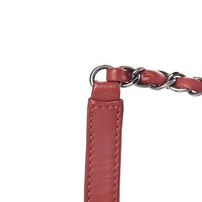 Chanel Iridescent Calfskin Medium In the Mix Flap Red 11 of 17