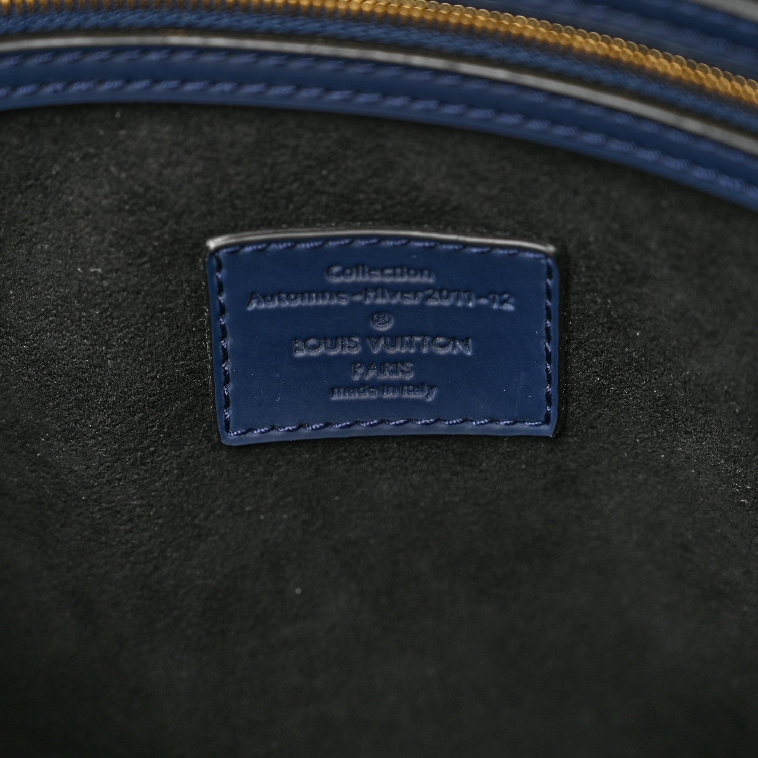 Louis Vuitton Monogram Addiction Vertical Lockit MM Blue 7 of 10