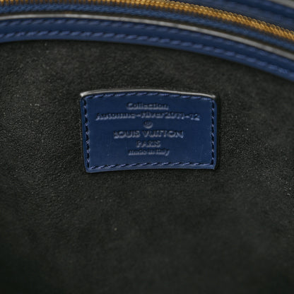 Louis Vuitton Monogram Addiction Vertical Lockit MM Blue 7 of 10