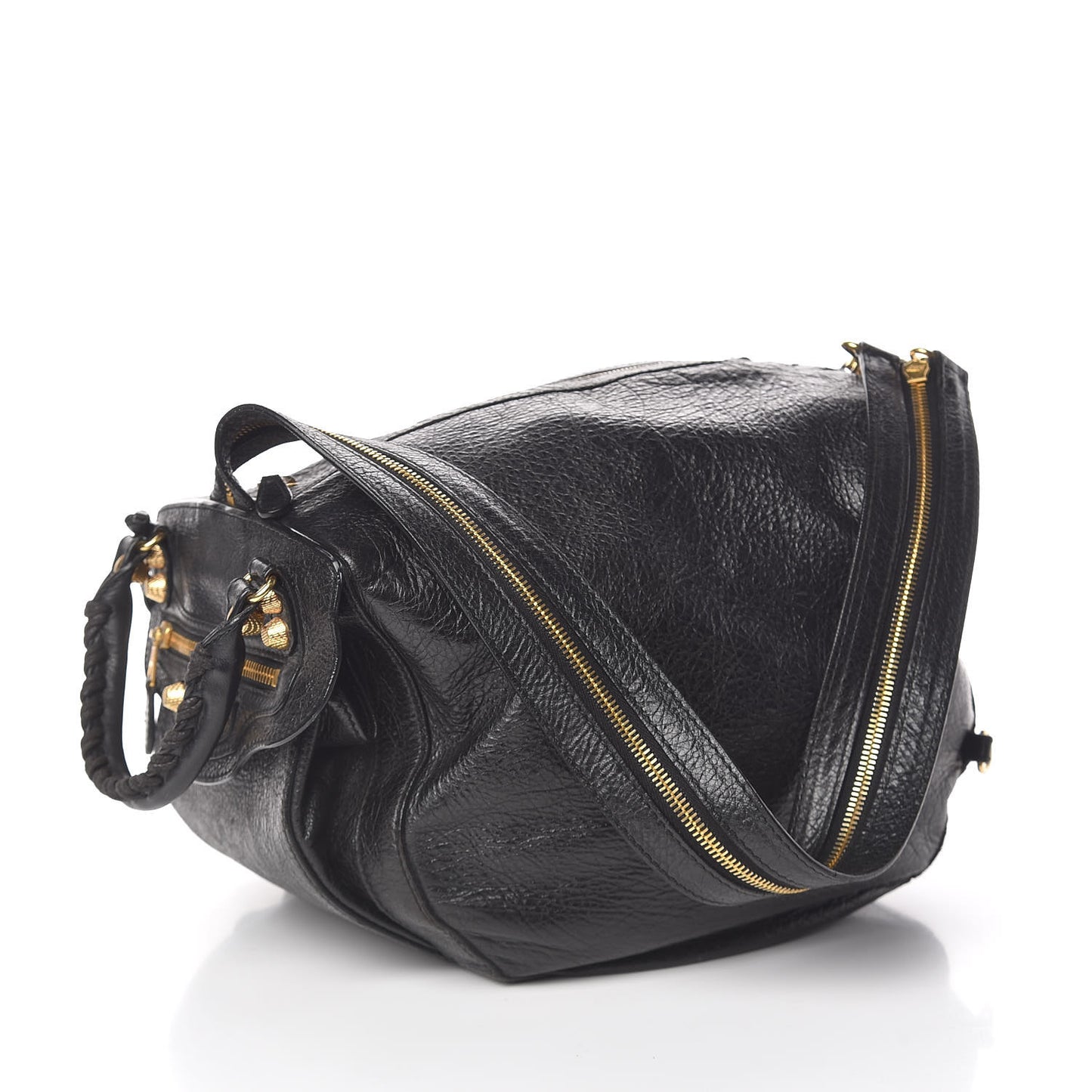 Agneau Giant 12 Gold Hardware Traveler Convertible Backpack Black