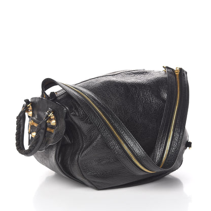 Balenciaga Agneau Giant 12 Gold Hardware Traveler Convertible Backpack Black 6 of 22