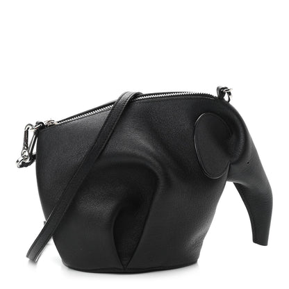 Loewe Calfskin Mini Elephant Crossbody Bag Black 1 of 11