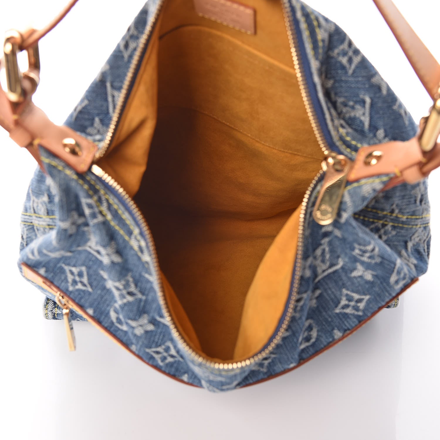 Louis Vuitton Denim Baggy GM Blue 7 of 9