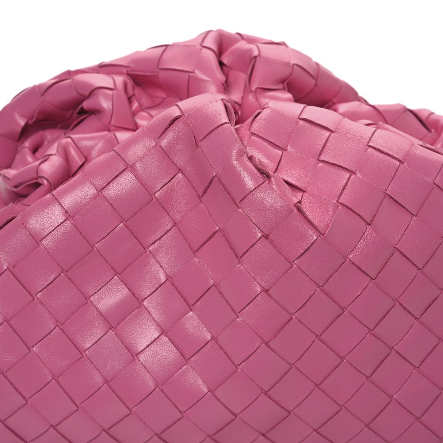 Nappa Maxi Intrecciato The Pouch Oversized Clutch Pink