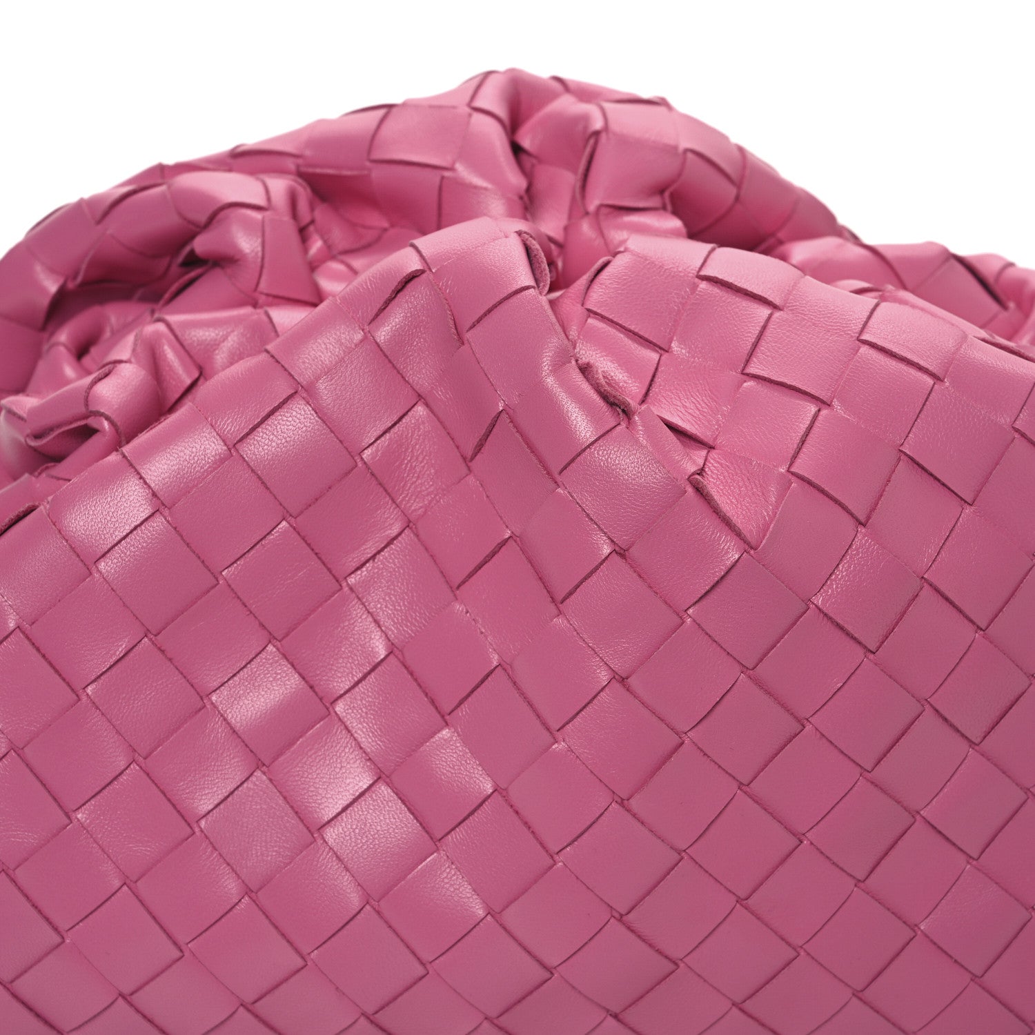 Bottega Veneta Nappa Maxi Intrecciato The Pouch Oversized Clutch Pink 8 of 10