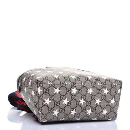 Gucci GG Supreme Monogram Stars Childrens Backpack Beige Ebony Yellow Royal 3 of 12