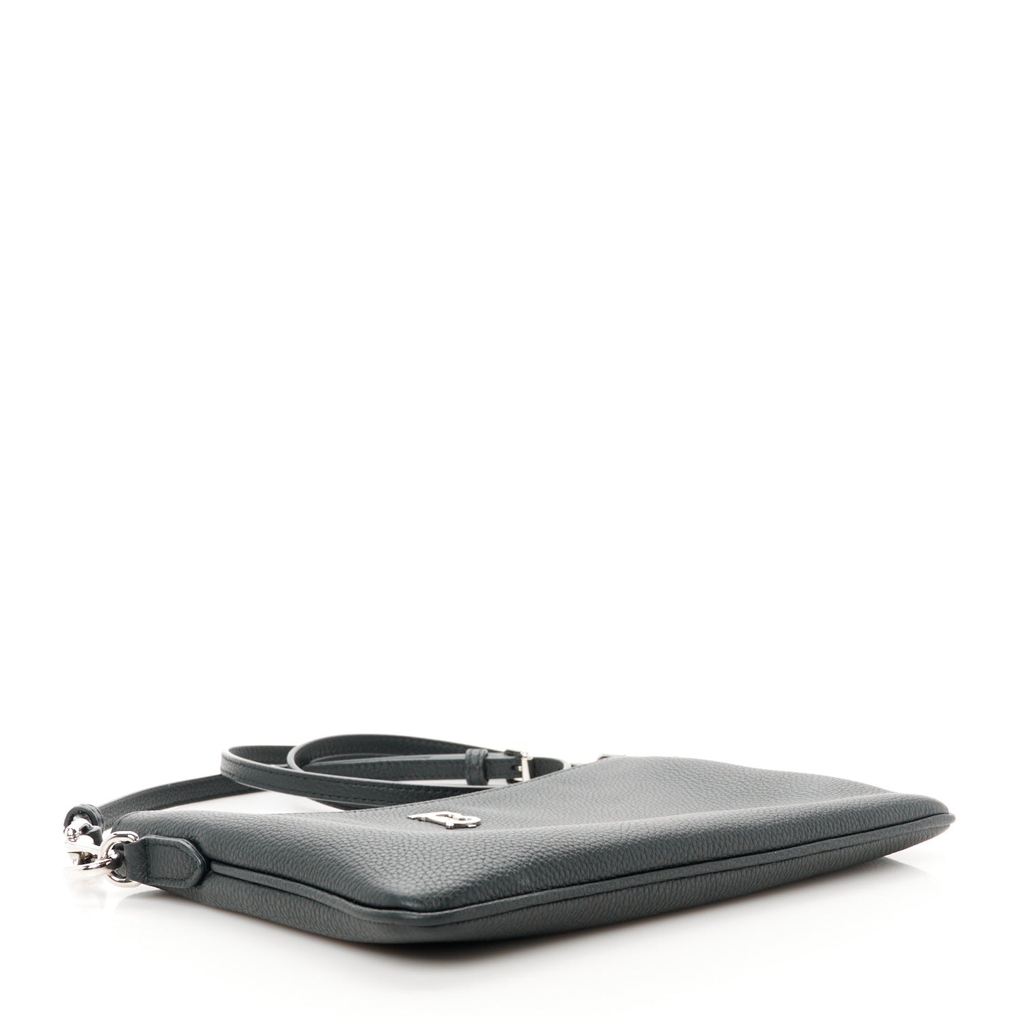 Grained Calfskin Peyton TB Crossbody Bag Black