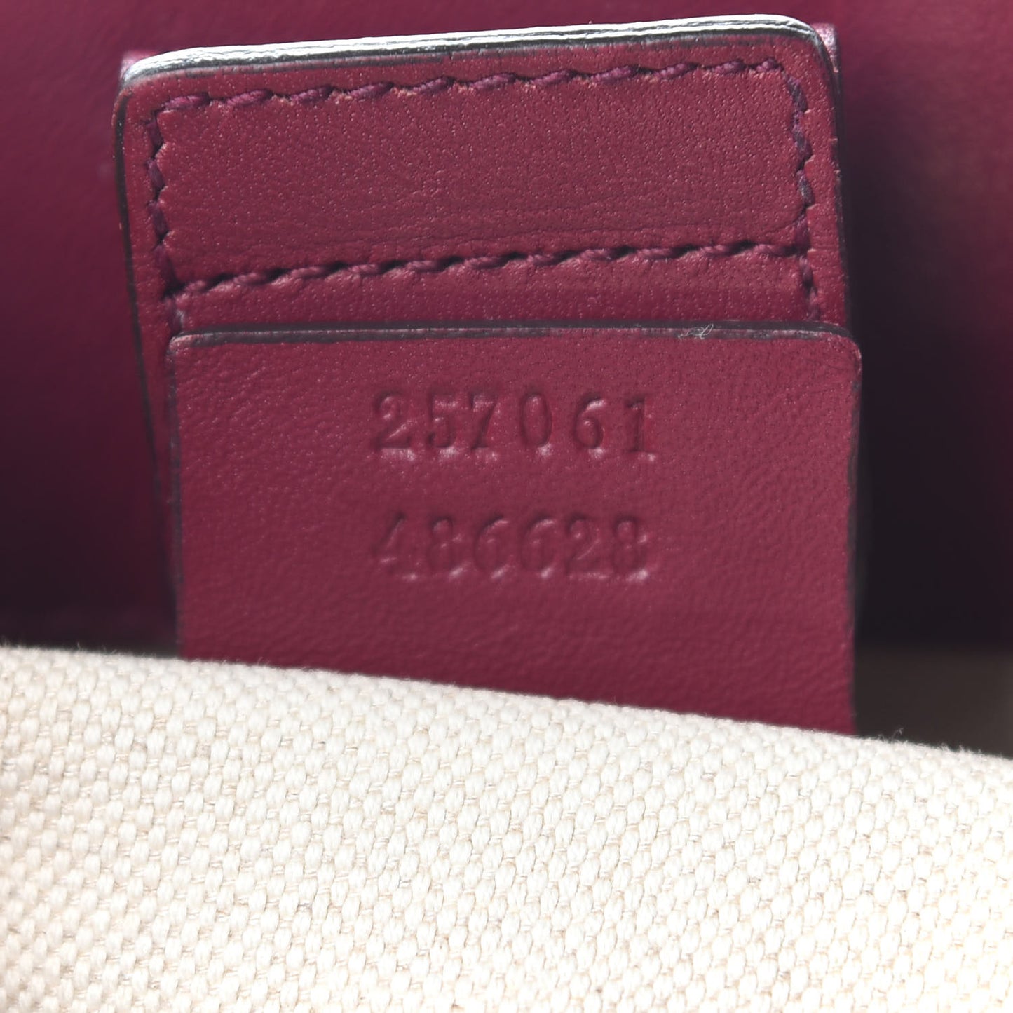 Monogram Web Medium Mayfair Tote Cherry