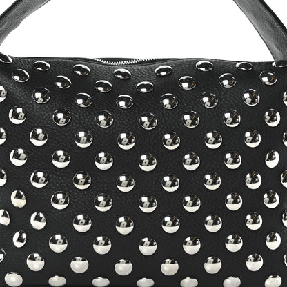 Khaite Pebbled Sport Calfskin Studded Elena Black 7 of 9