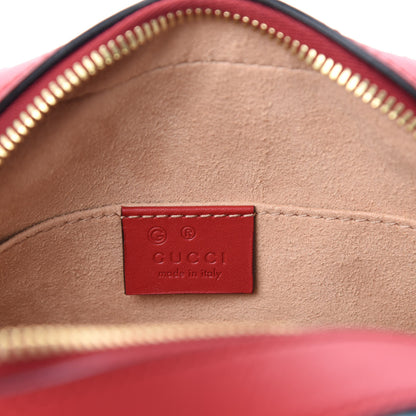 Gucci GG Supreme Monogram Blooms Mini Chain Shoulder Bag Beige Blue Navy Hibiscus Red 8 of 10