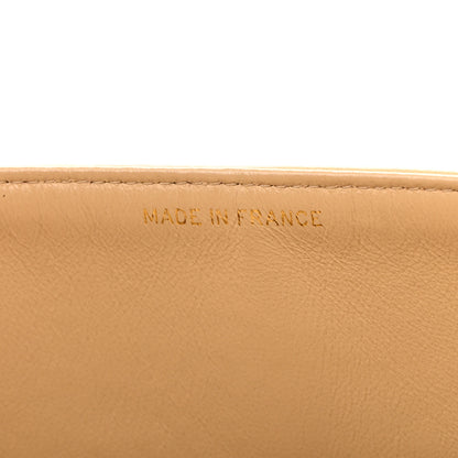 Chanel Lambskin Quilted Medium Double Flap Beige 7 of 26