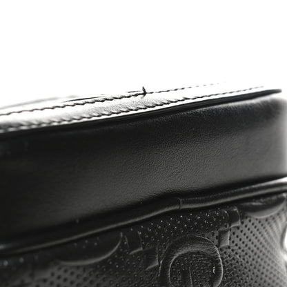 Gucci Calfskin GG Tennis Embossed Mini Double Zip Messenger Bag Black 12 of 12