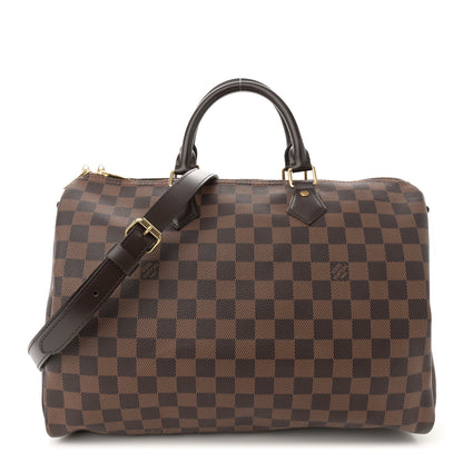 Louis Vuitton Damier Ebene Speedy Bandouliere 35 1 of 10