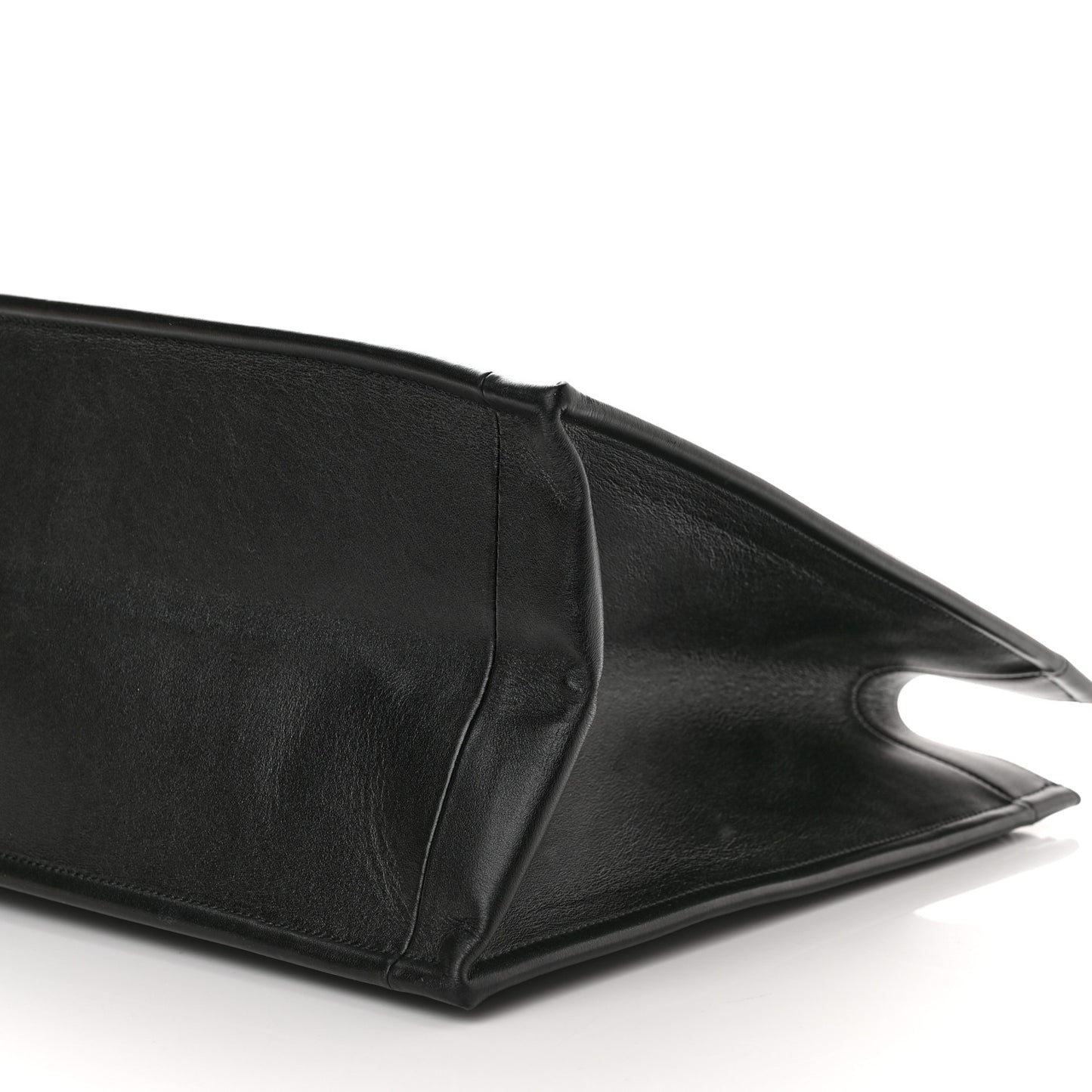 Calfskin Archicannage Medium Essential Tote Black