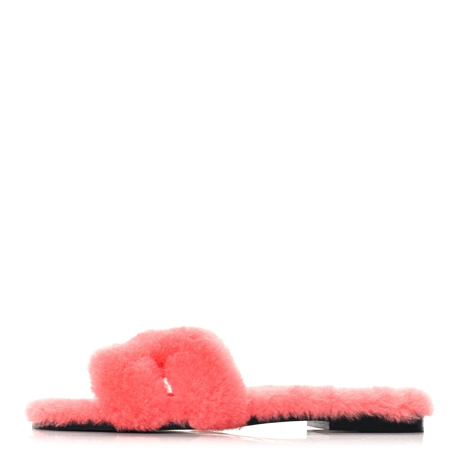 Hermes Woolskin Oran Sandals 38.5 Rose Du Desert 1 of 9