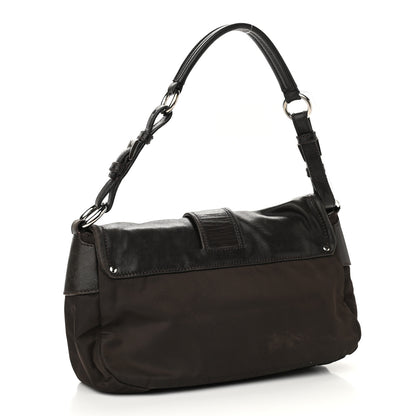 Prada Tessuto Nylon Nappa Satchel Moro 3 of 10
