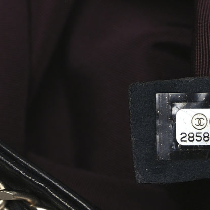 Chanel Lambskin Large Shopping Chain Tote Black 7 of 10