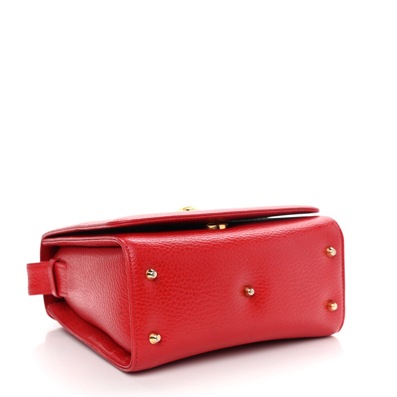 Versace Calfskin Crossbody Bag Red 4 of 12