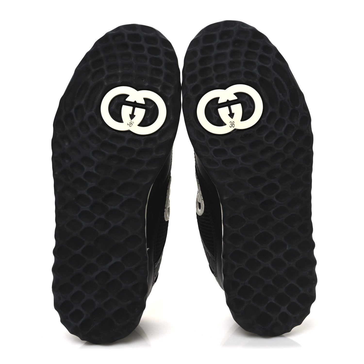 Gucci Dali Soft Calfskin Womens Mac80 Sneakers 36 Black Off White 7 of 10