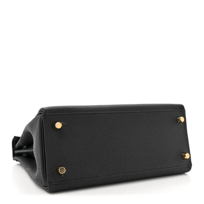 Hermes Togo Kelly Retourne 25 Black 4 of 11