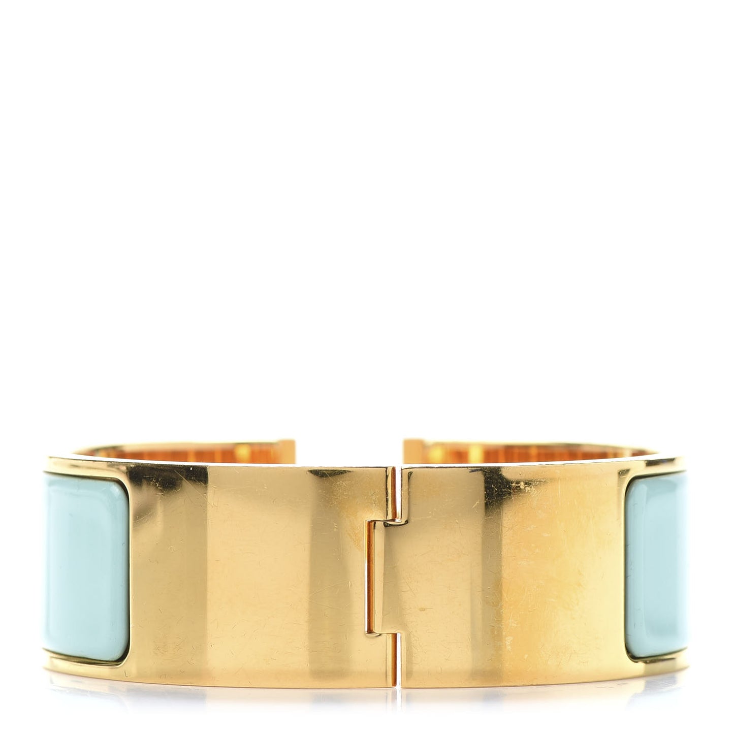 Enamel Wide Clic Clac H Bracelet GM Lagon