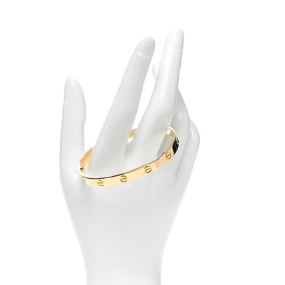 Cartier 18K Yellow Gold LOVE Bracelet 18 2 of 7