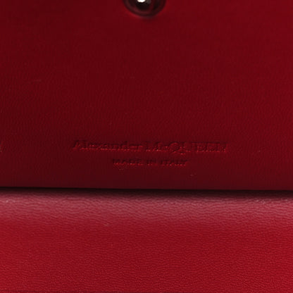Alexander McQueen Calfskin Reverse Top Handle Clutch Red 6 of 11