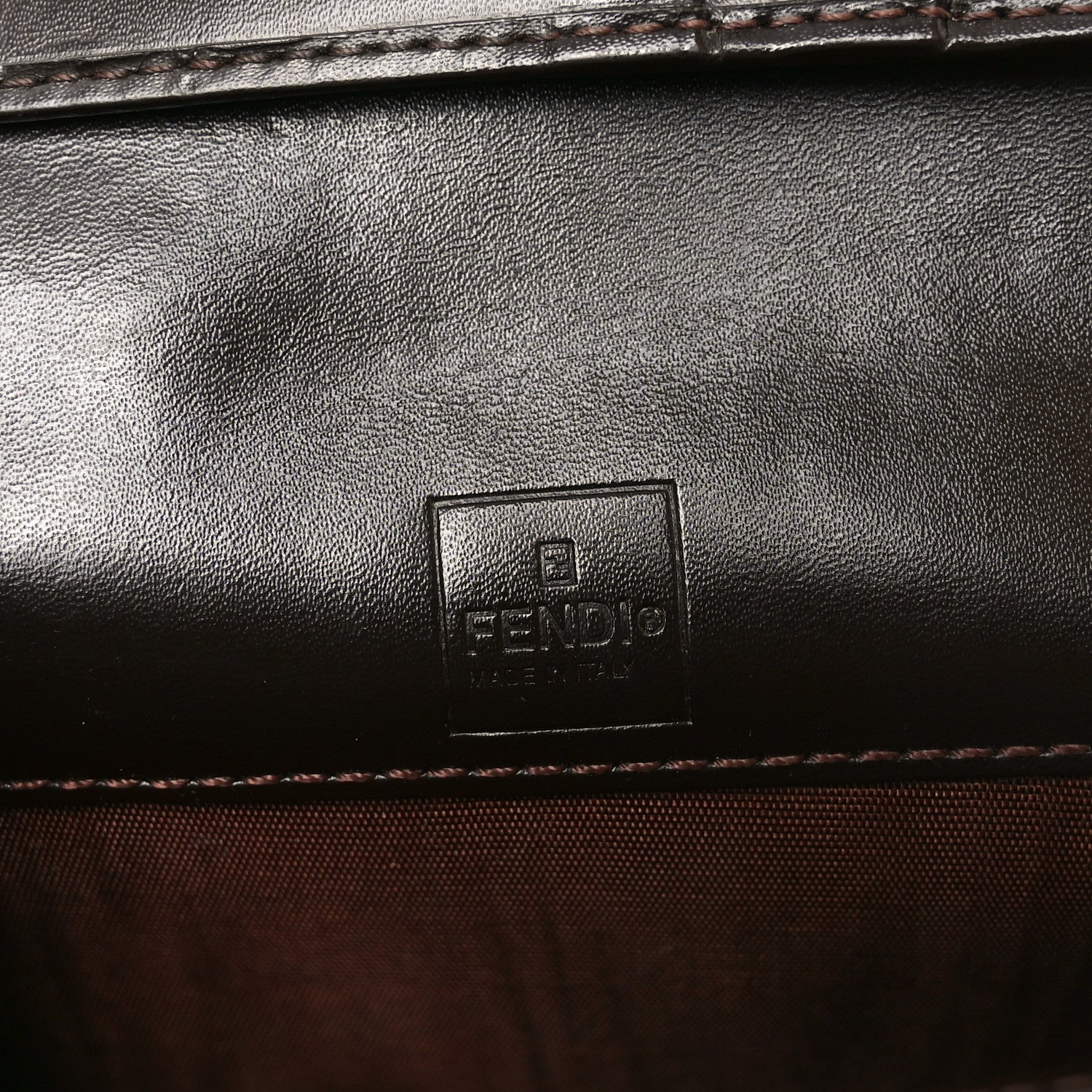Fendi Zucca Compact Wallet Tobacco 6 of 9