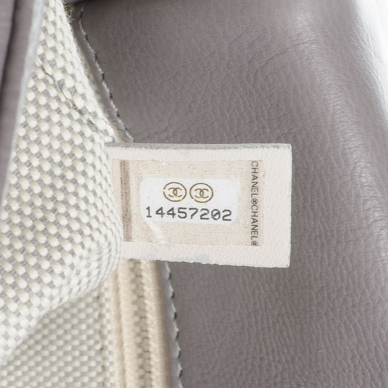 Chanel Calfskin Quilted Retro Chain Flap Grey 8 of 8