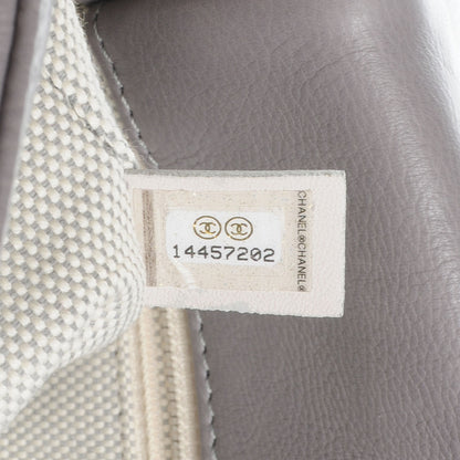Chanel Calfskin Quilted Retro Chain Flap Grey 8 of 8