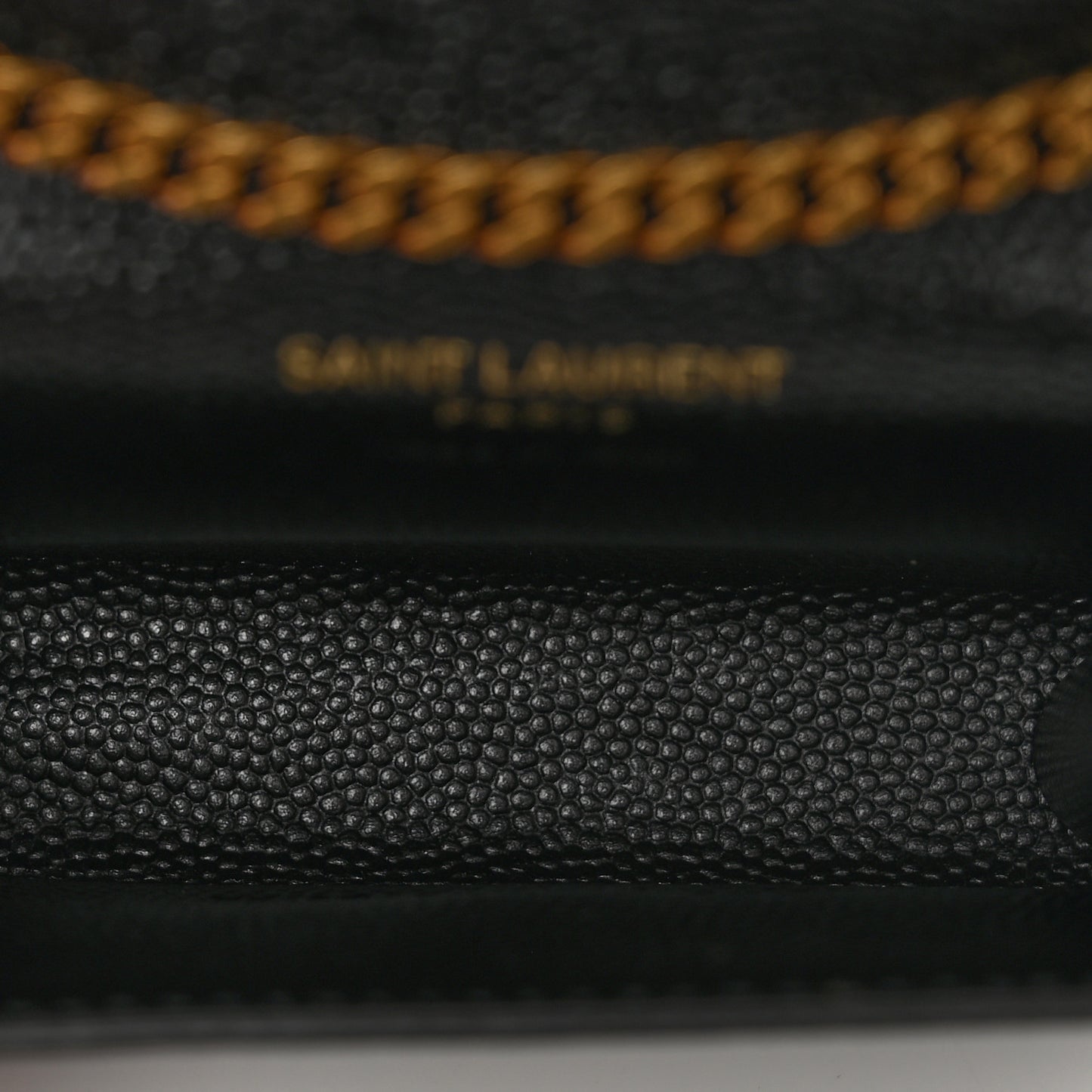 Grain De Poudre Micro Classic Monogram Kate Tassel Airpods Bag Black
