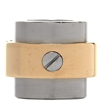 Cartier 18K Yellow Gold Stainless Steel Santos Barrel Pendant 1 of 4