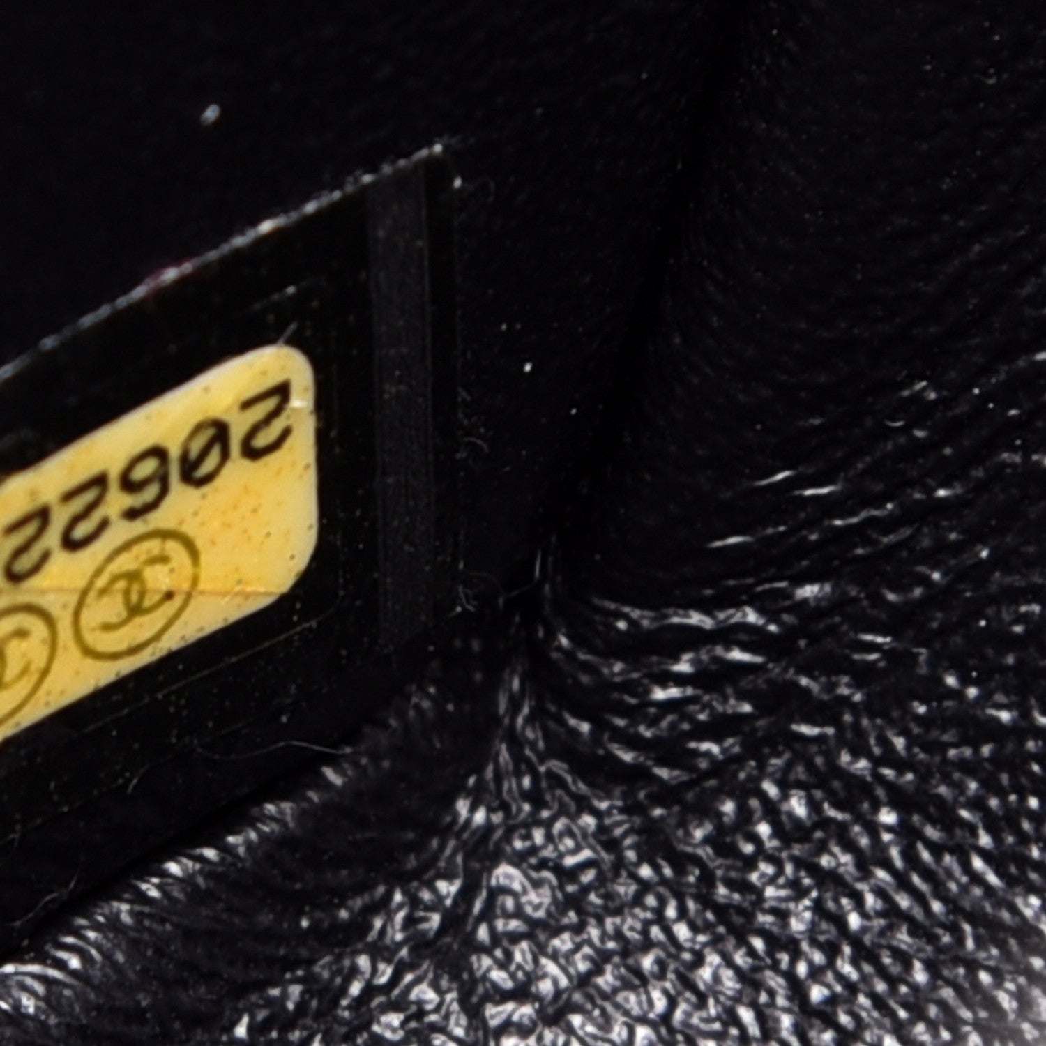 Chanel Metallic Caviar Quilted Mini Rectangular Flap Black 9 of 11