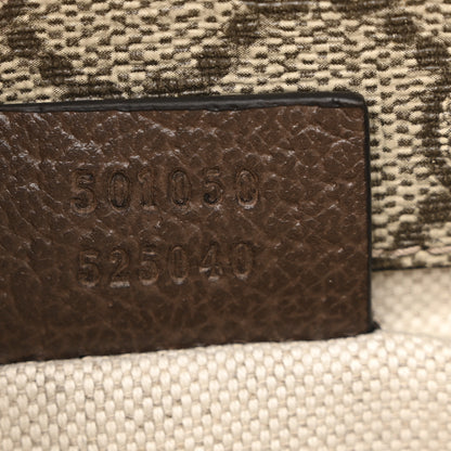 Gucci GG Supreme Monogram Web Small Neo Vintage Double Flap Messenger Bag Beige New Acero 7 of 13