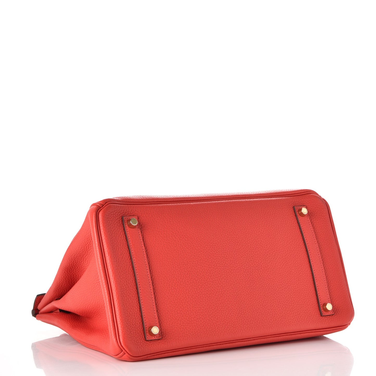 Togo Birkin 35 Rouge Pivoine