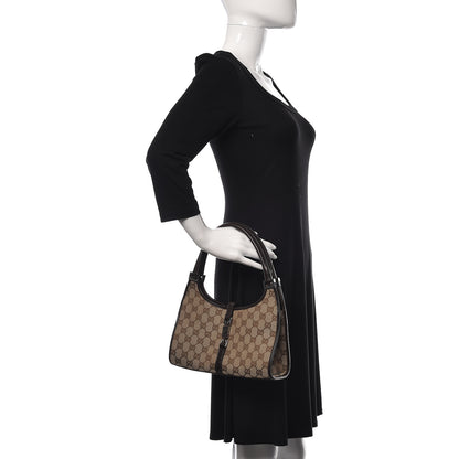 Gucci Monogram Small Bardot Bag Dark Brown 2 of 14