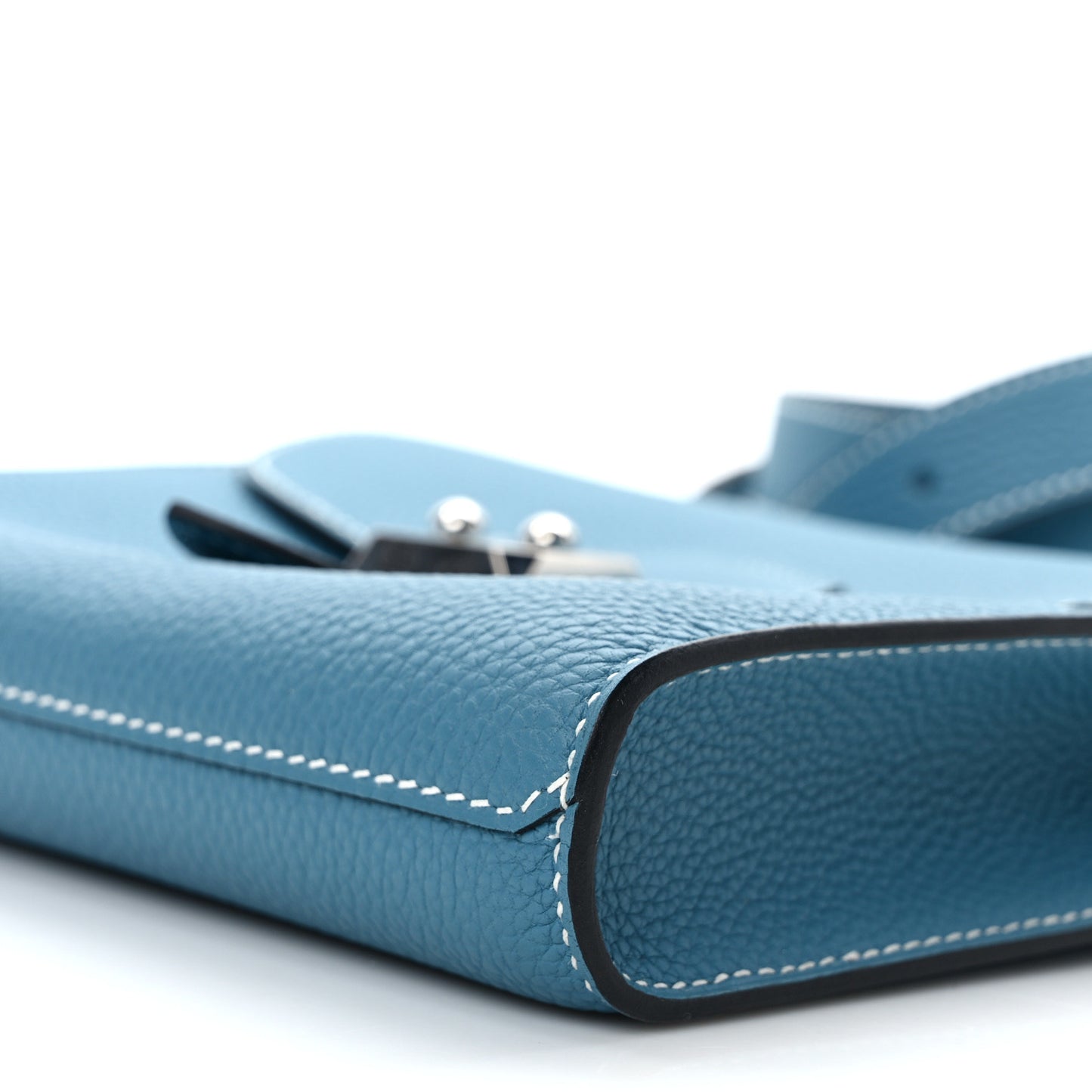 Togo Sac A Depeches 21 Messenger Bag New Blue Jean