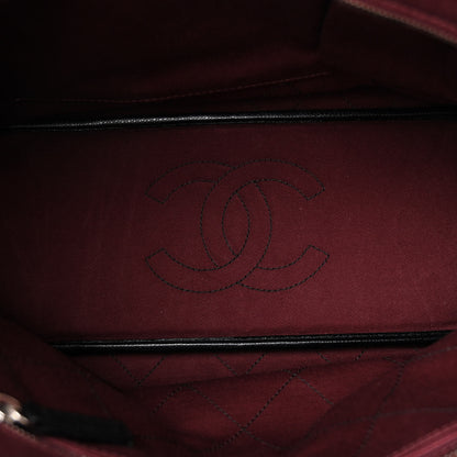 Chanel Grained Calfskin Shopping Fever Tote Black 5 of 10