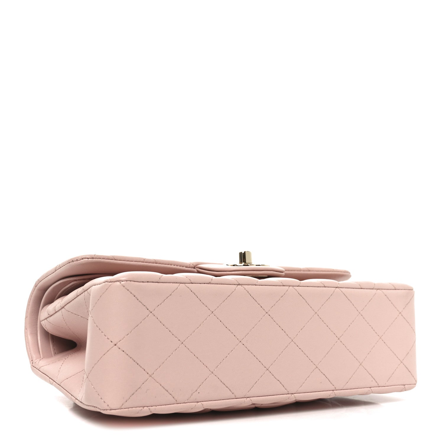 Chanel Lambskin Quilted Small Double Flap Light Pink 4 of 10