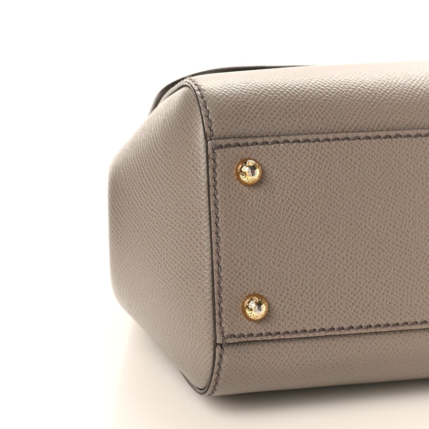 DOLCE & GABBANA Dauphine Small Miss Sicily Satchel Grey