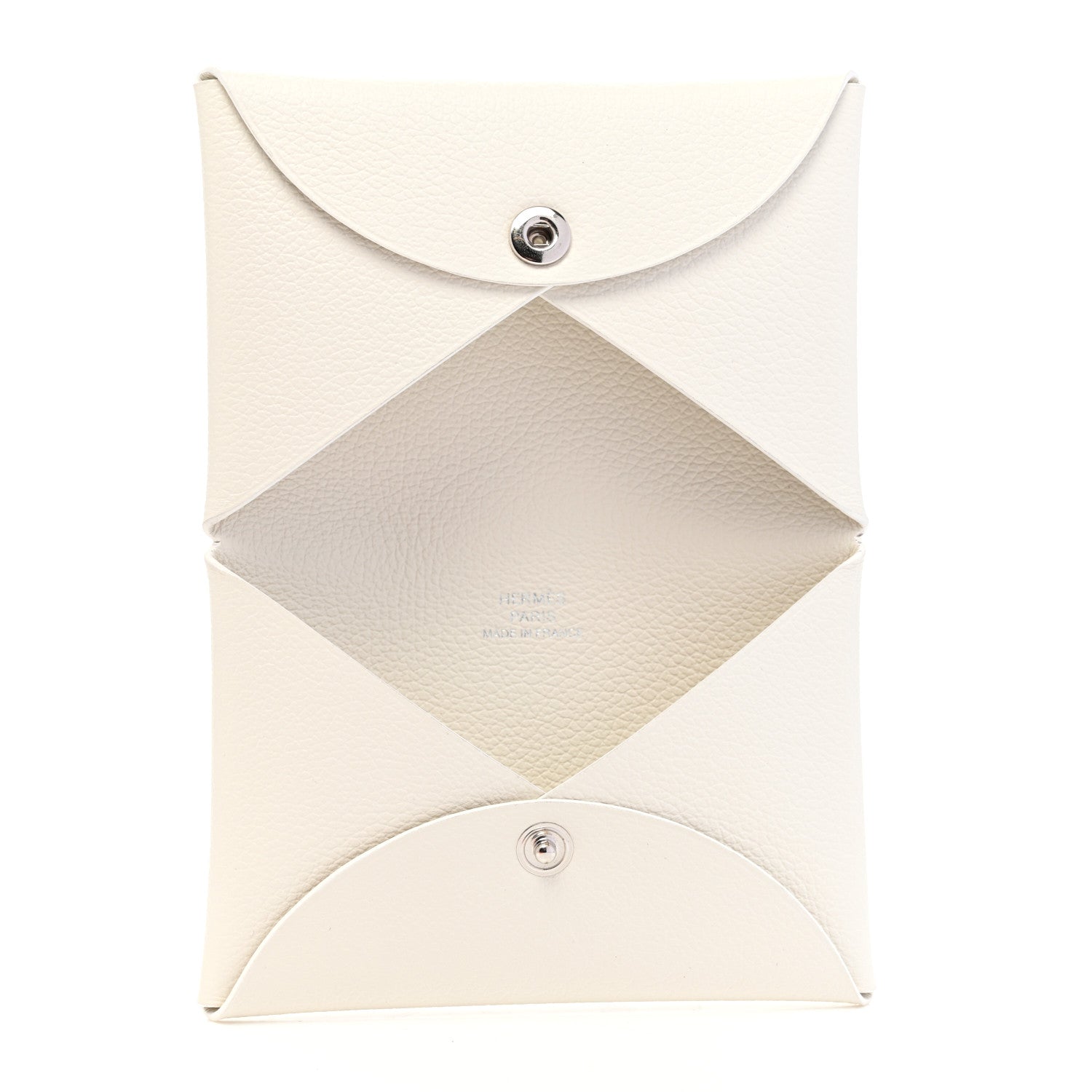 Hermes Evercolor Calvi Card Case Nata 5 of 10