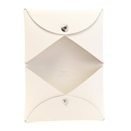 Hermes Evercolor Calvi Card Case Nata 5 of 10